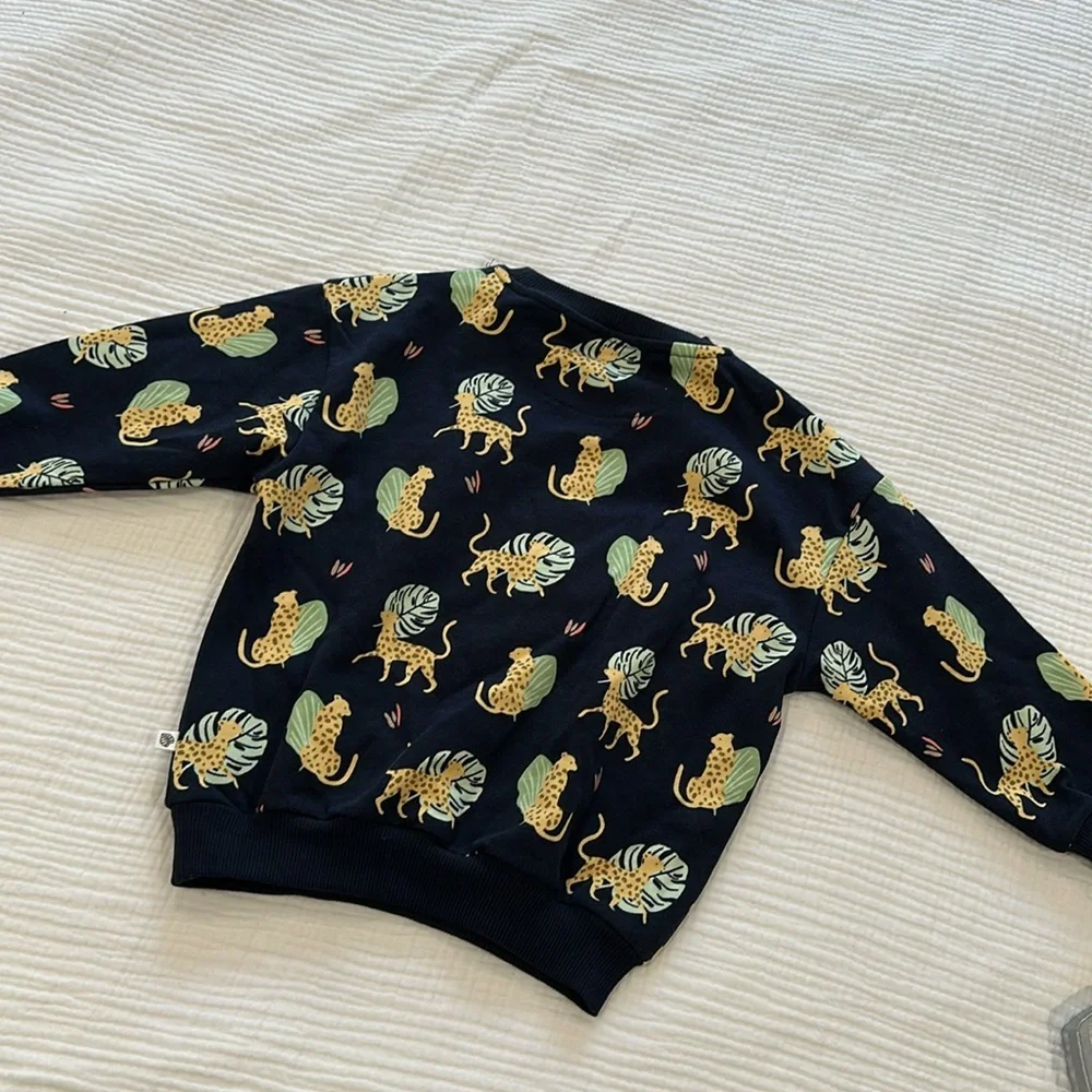 Morí Leopard print oversized sweater